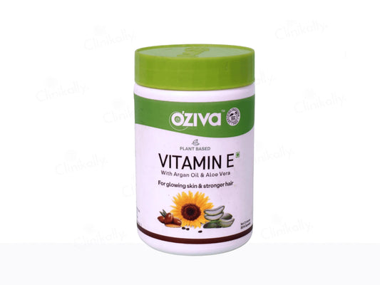OZiva Plant Based Vitamin E with Argan Oil and  Aloe Vera Capsule