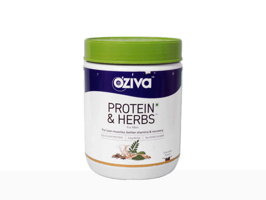 OZiva Protein and  Herbs For Men- Chocolate Flavour