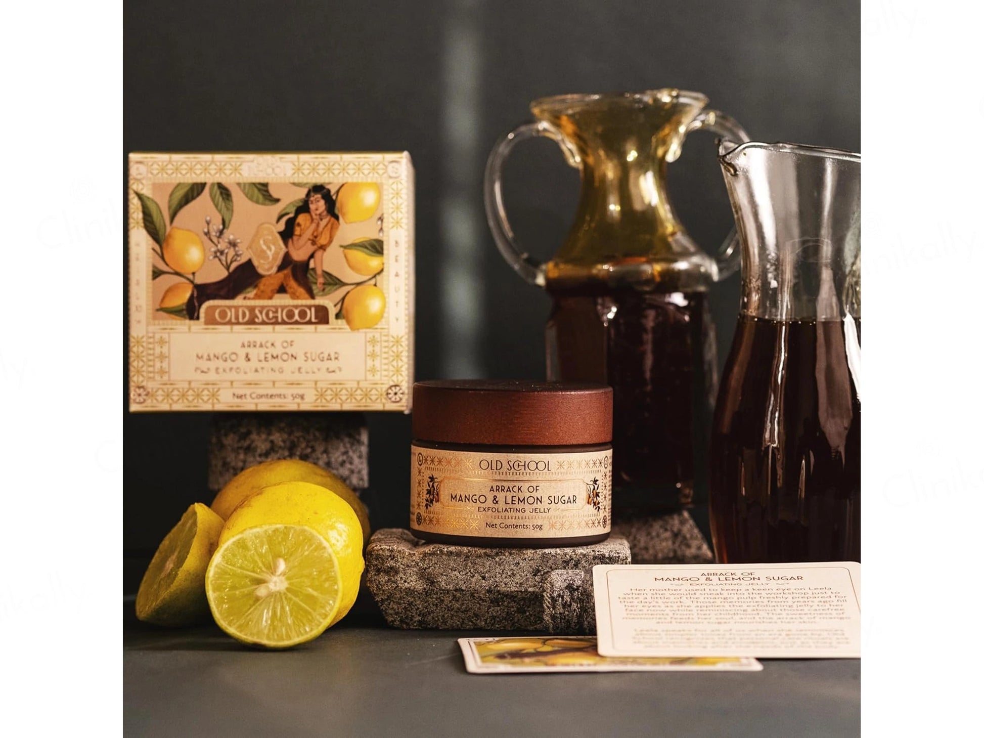 Old School Arrack Of Mango and  Lemon Sugar Exfoliating Jelly