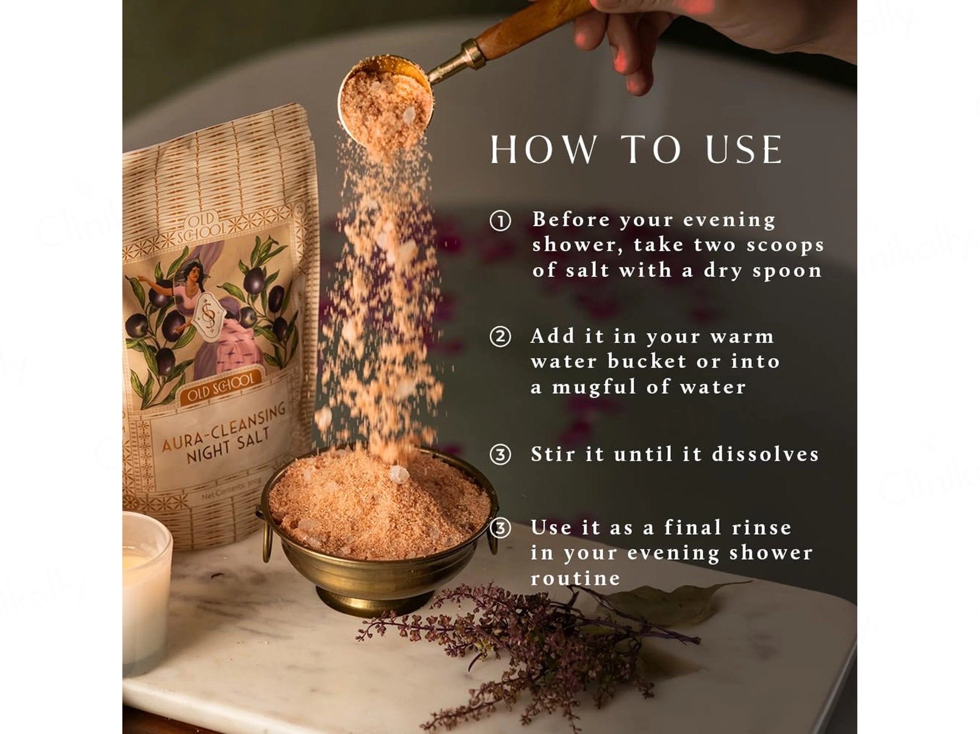 Old School Aura-Cleansing Night Bath Salt