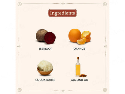 Old School Beets and  Sweet Orange Concoction Lip Butter