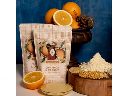 Old School Cinnamon and  Oranges Bath Ubtan
