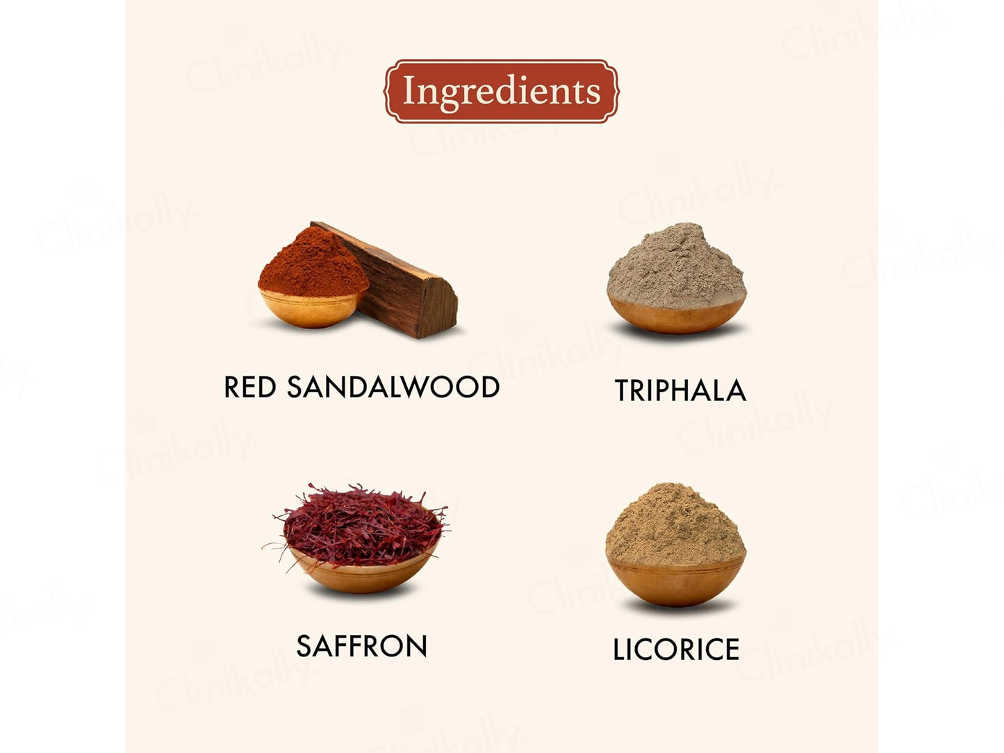 Old School Hand-Worked Red Sandalwood and  Saffron Cleansing Nectar