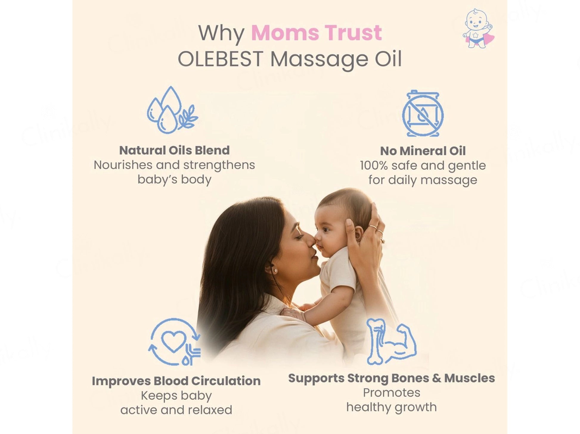 Olebest Baby Massage Oil