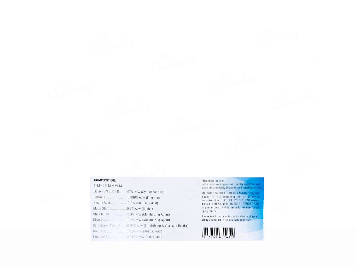 Olesoft 5.5 Cleansing and  Moisturizing Syndet Bar