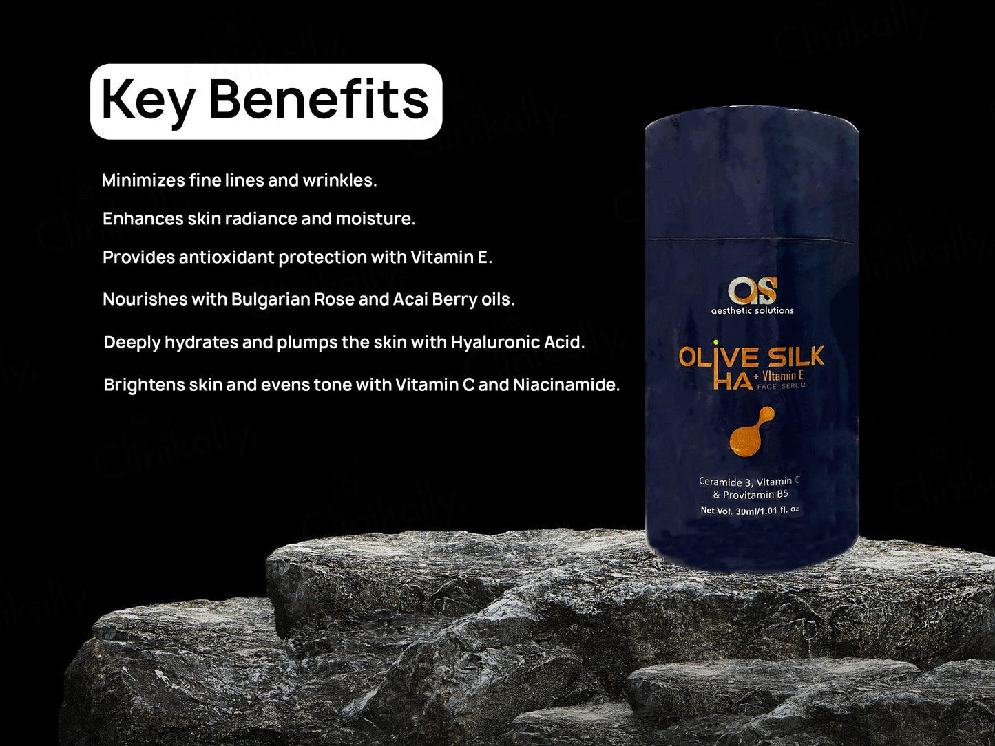 Olivesilk HA  Vitamin E Face Serum