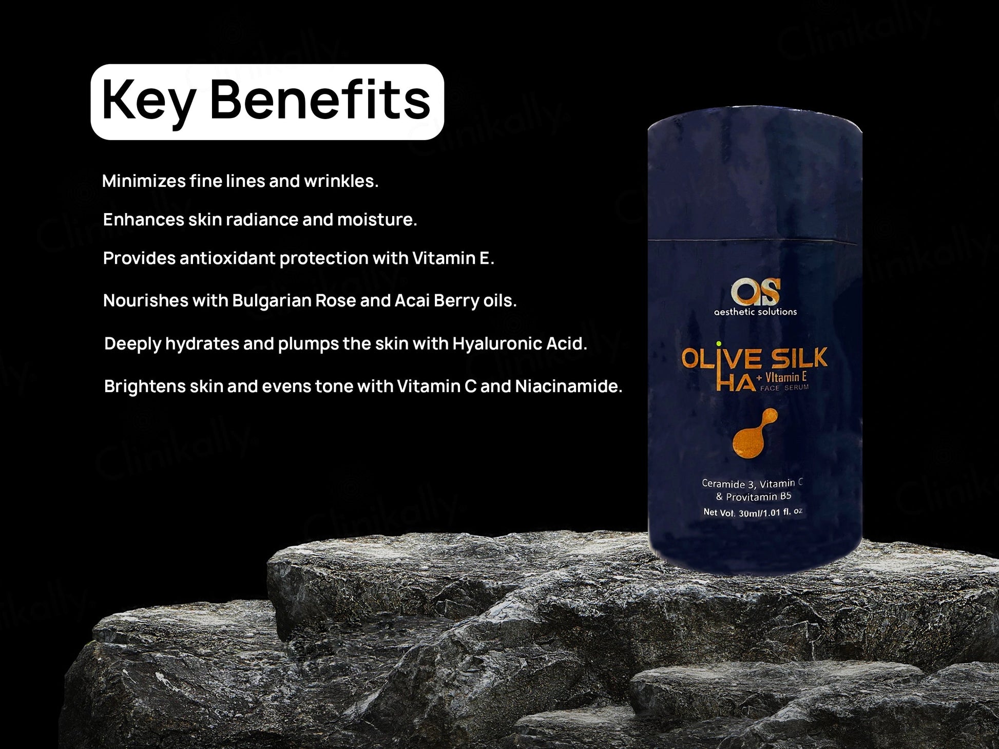 Olivesilk HA  Vitamin E Face Serum