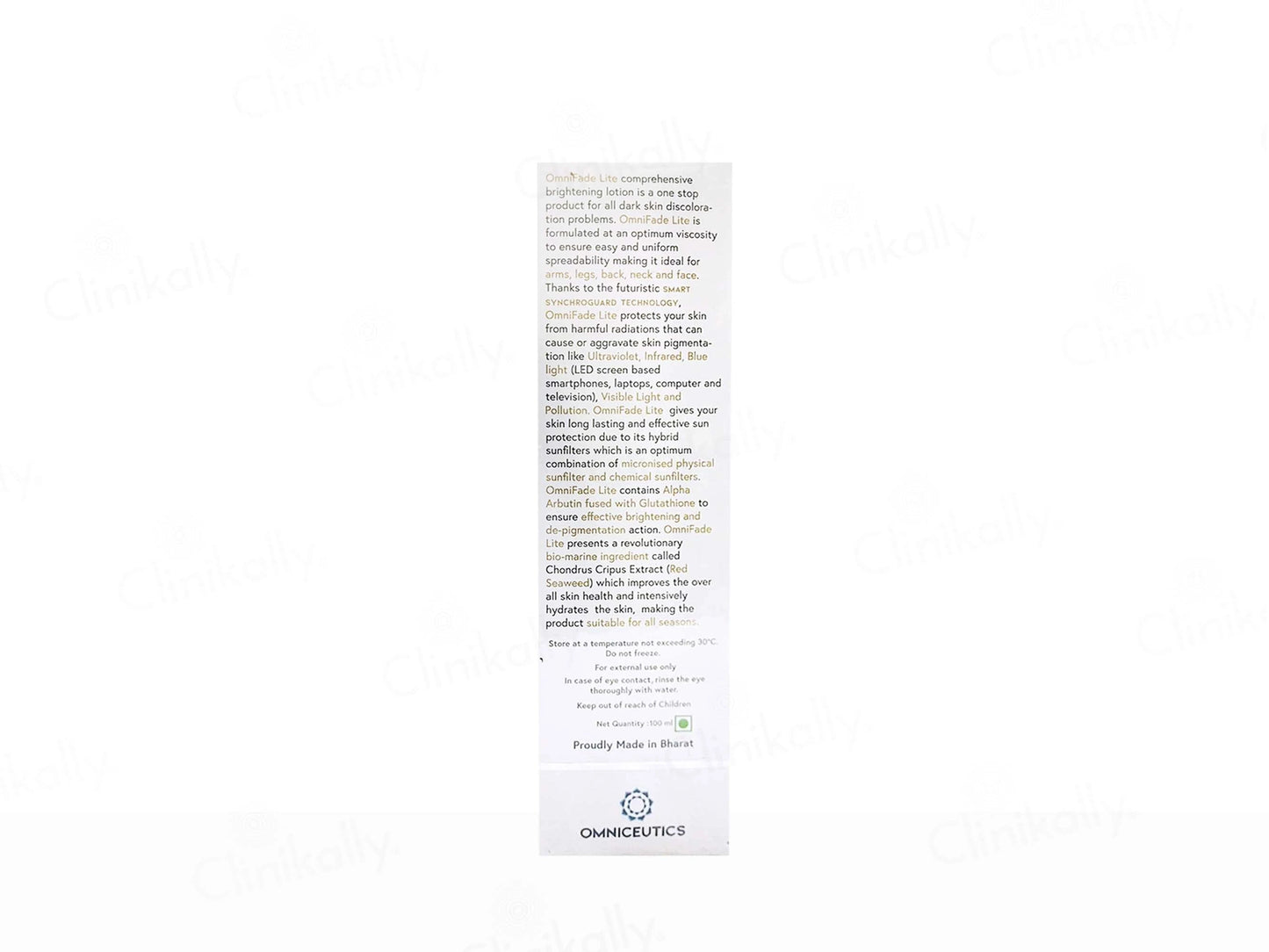 Omnifade Lite Comprehensive Brightening Lotion SPF 30
