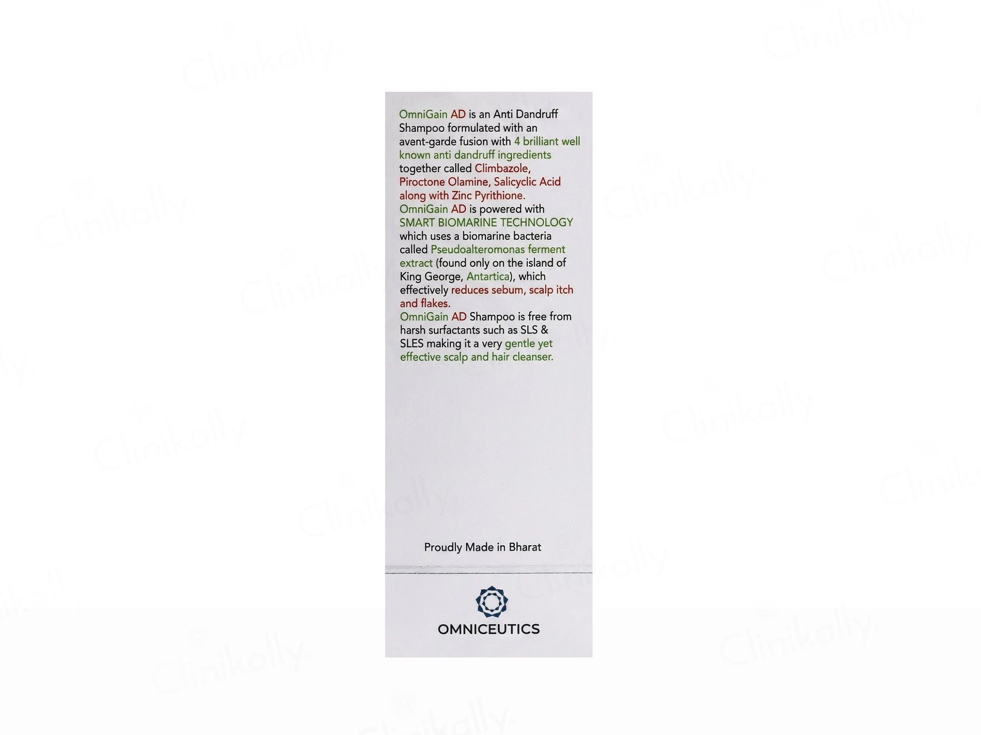Omnigain AD Advanced Anti-Dandruff Shampoo