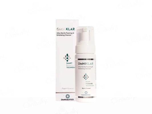 Omniklar Ultra Gentle Foaming and  Exfoliating Cleanser