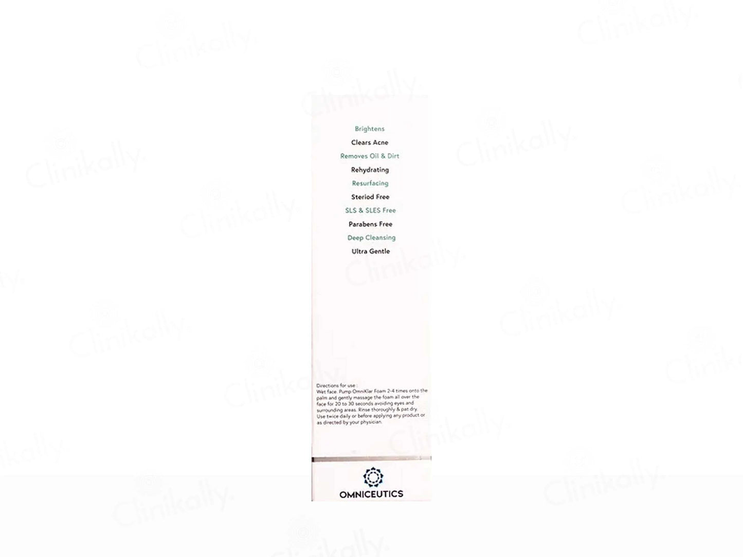 Omniklar Ultra Gentle Foaming and  Exfoliating Cleanser