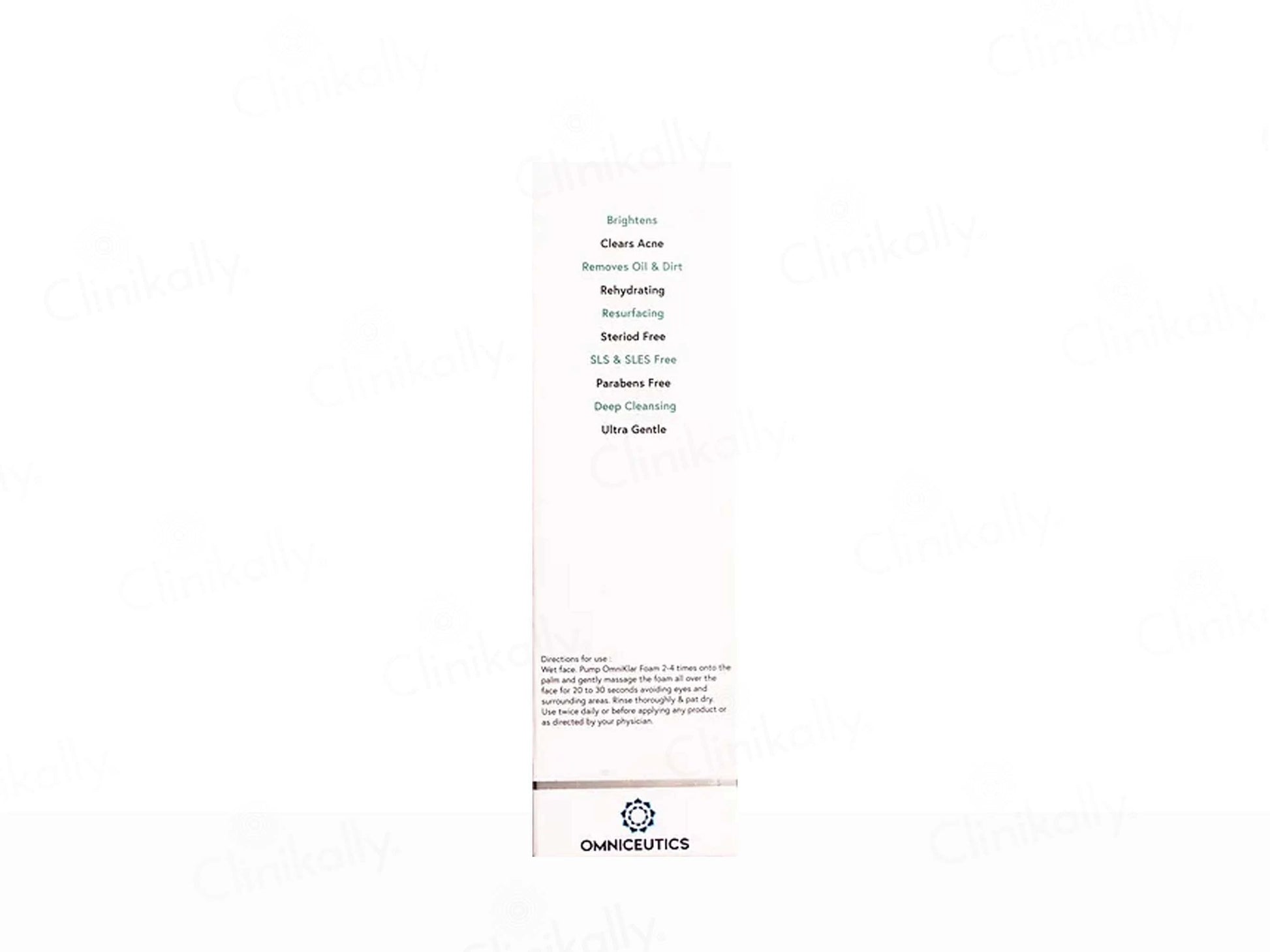 Omniklar Ultra Gentle Foaming and  Exfoliating Cleanser