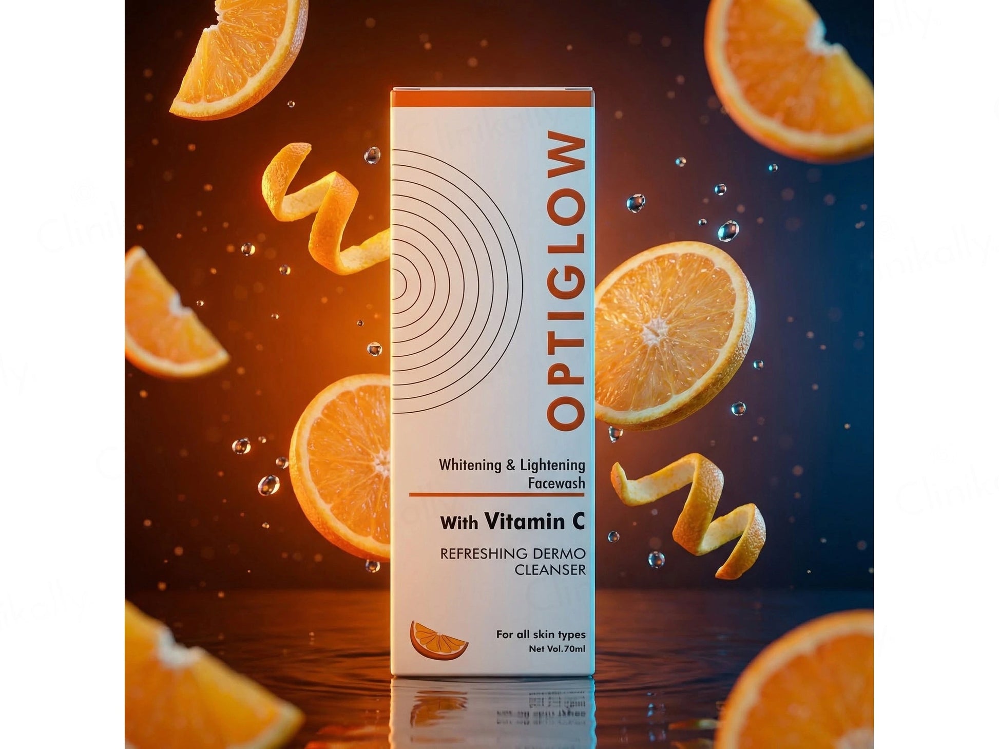 Optiglow Vitamin C Whitening and  Lightening Facewash