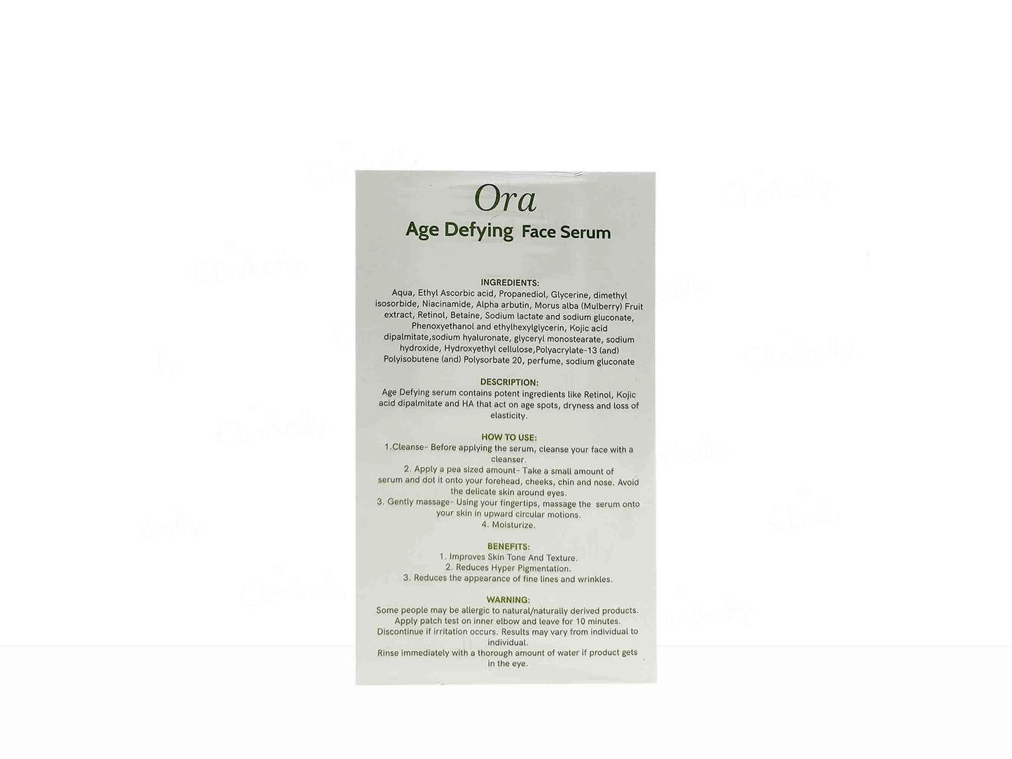 Ora Age Defying Face Serum