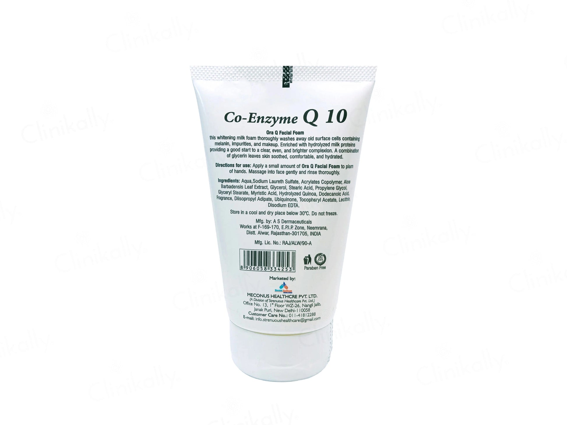 Ora Q Whitening Facial Foam