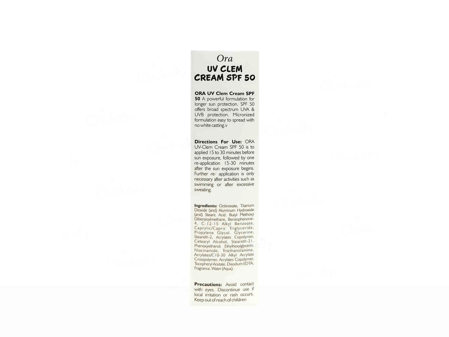 Ora UV Clem Cream SPF 50 PA