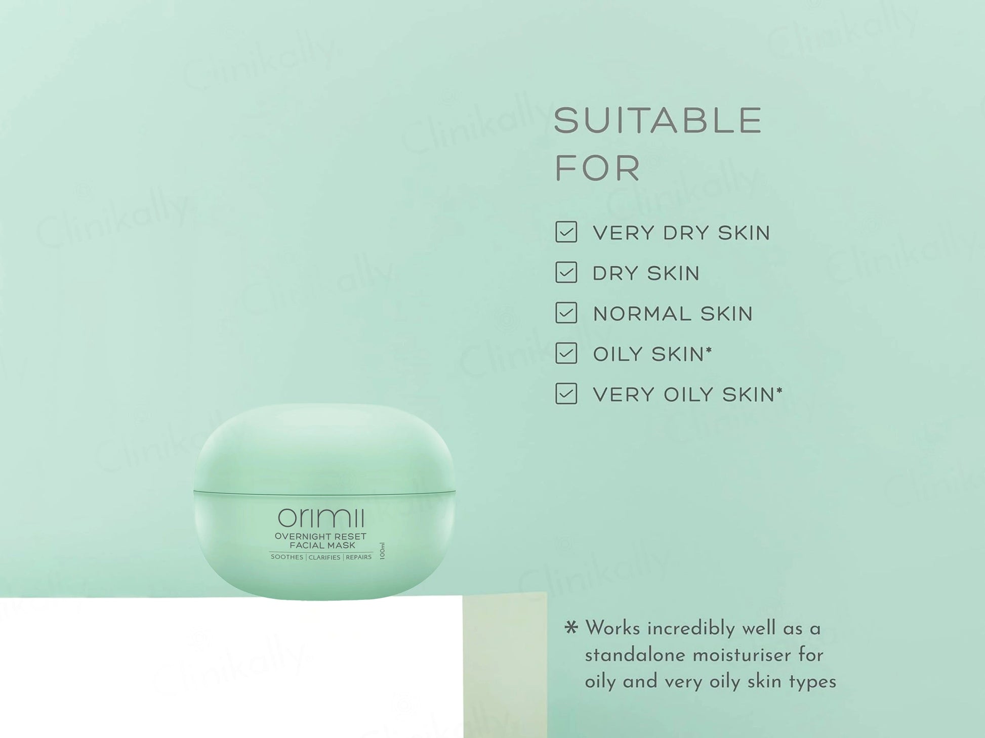 Orimii Overnight Reset Sleeping Face Mask