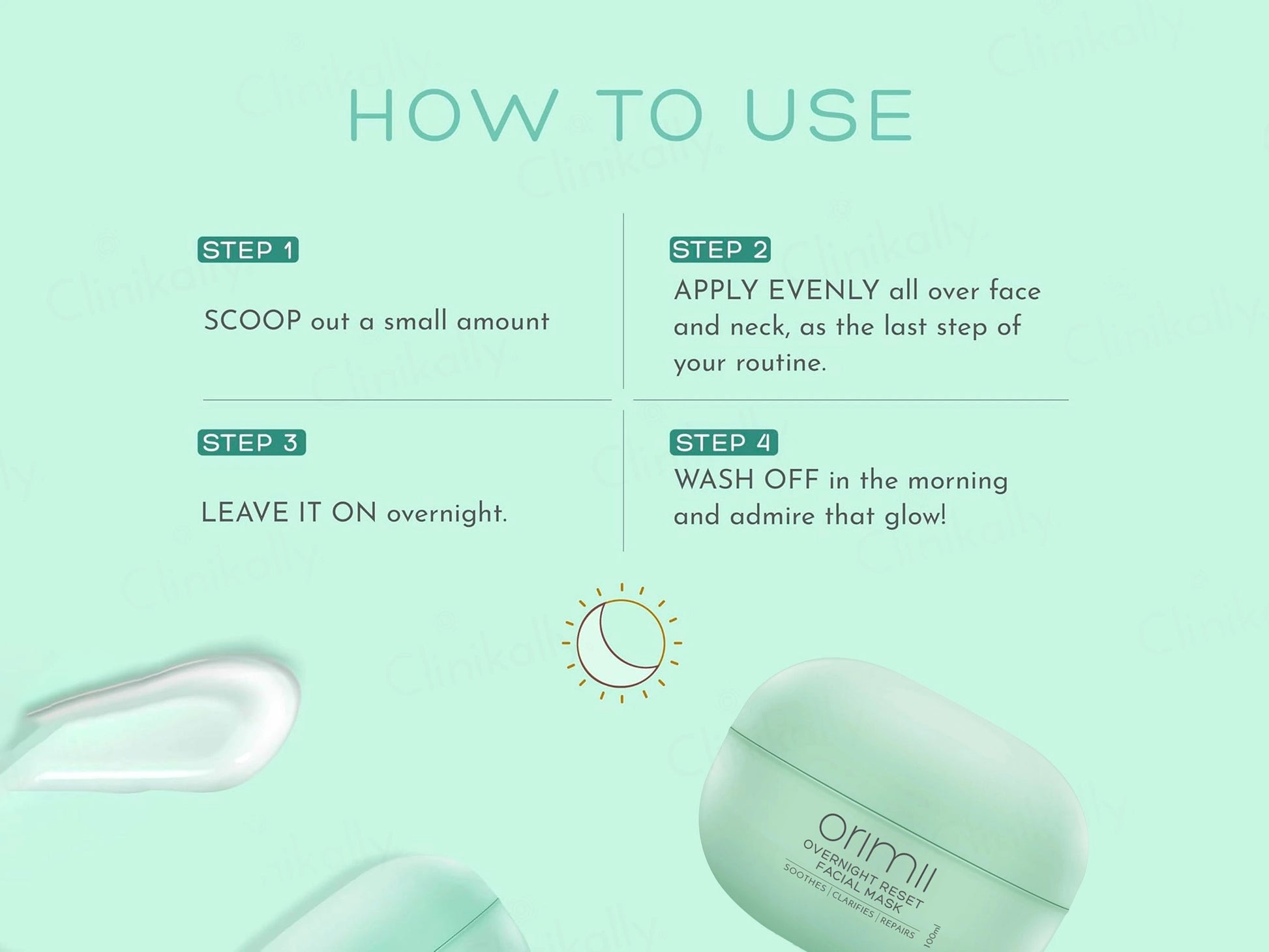 Orimii Overnight Reset Sleeping Face Mask