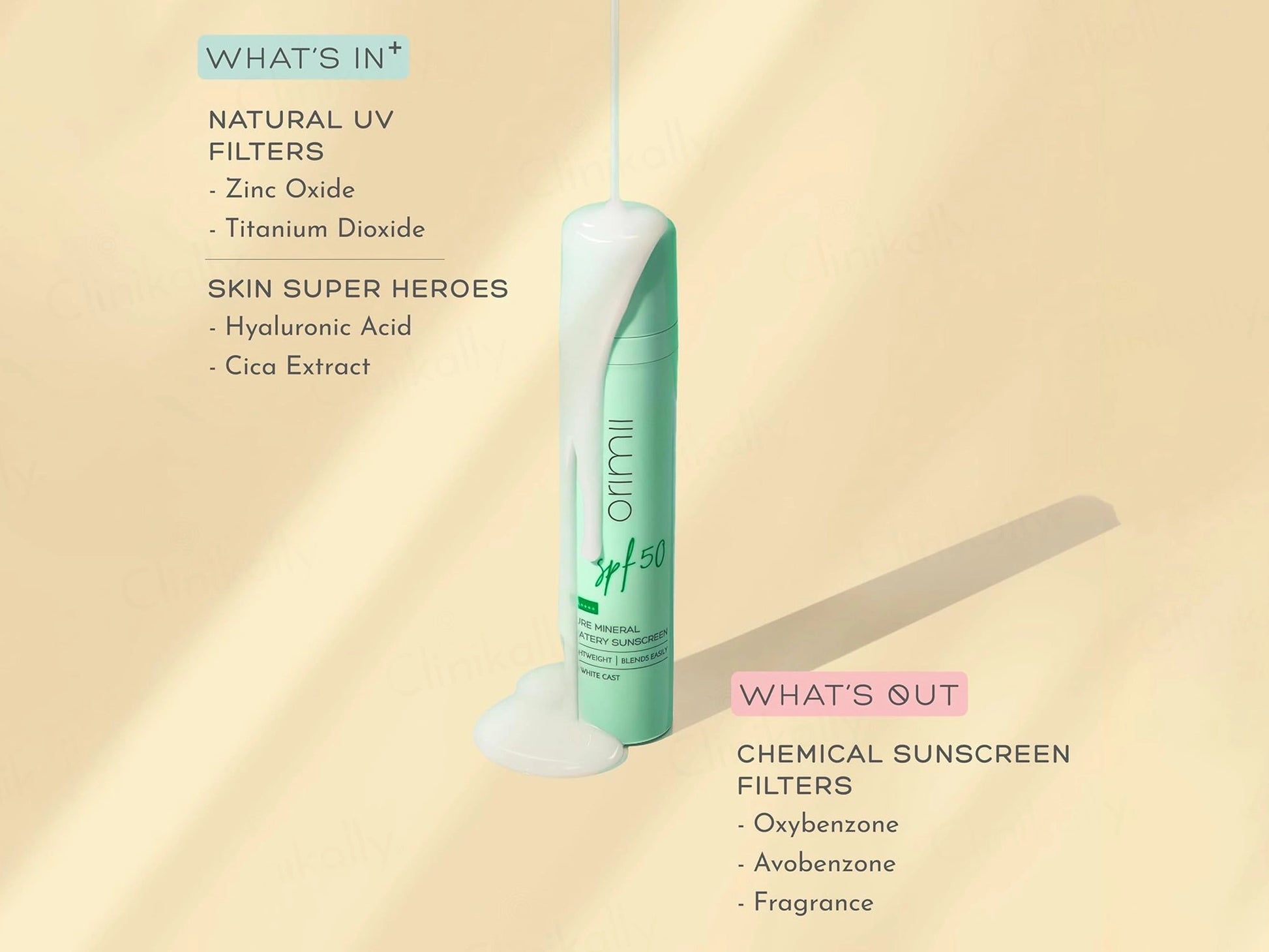 Orimii Pure Mineral Watery Sunscreen SPF 50 PA