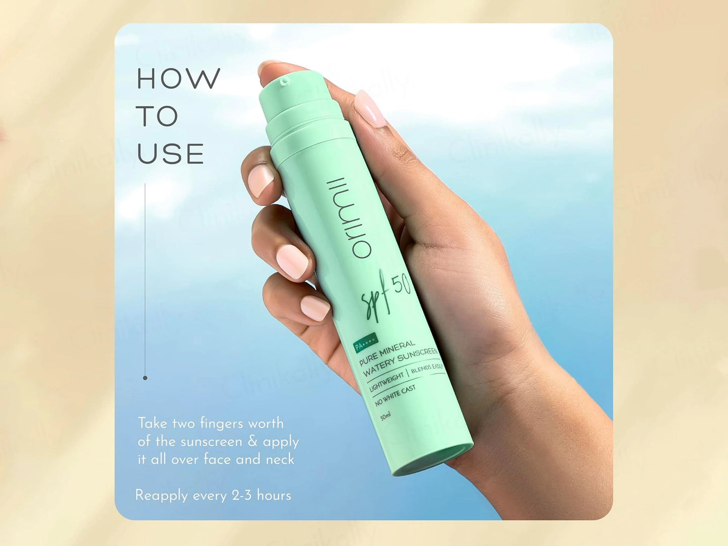 Orimii Pure Mineral Watery Sunscreen SPF 50 PA