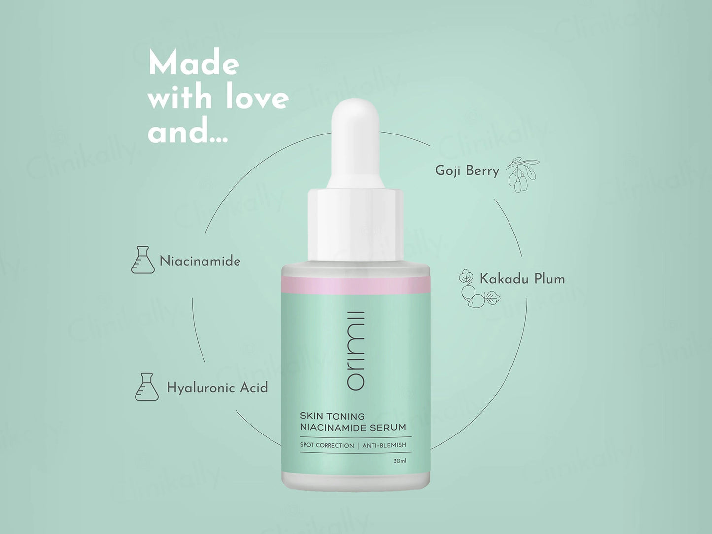 Orimii Skin Toning Niacinamide Face Serum