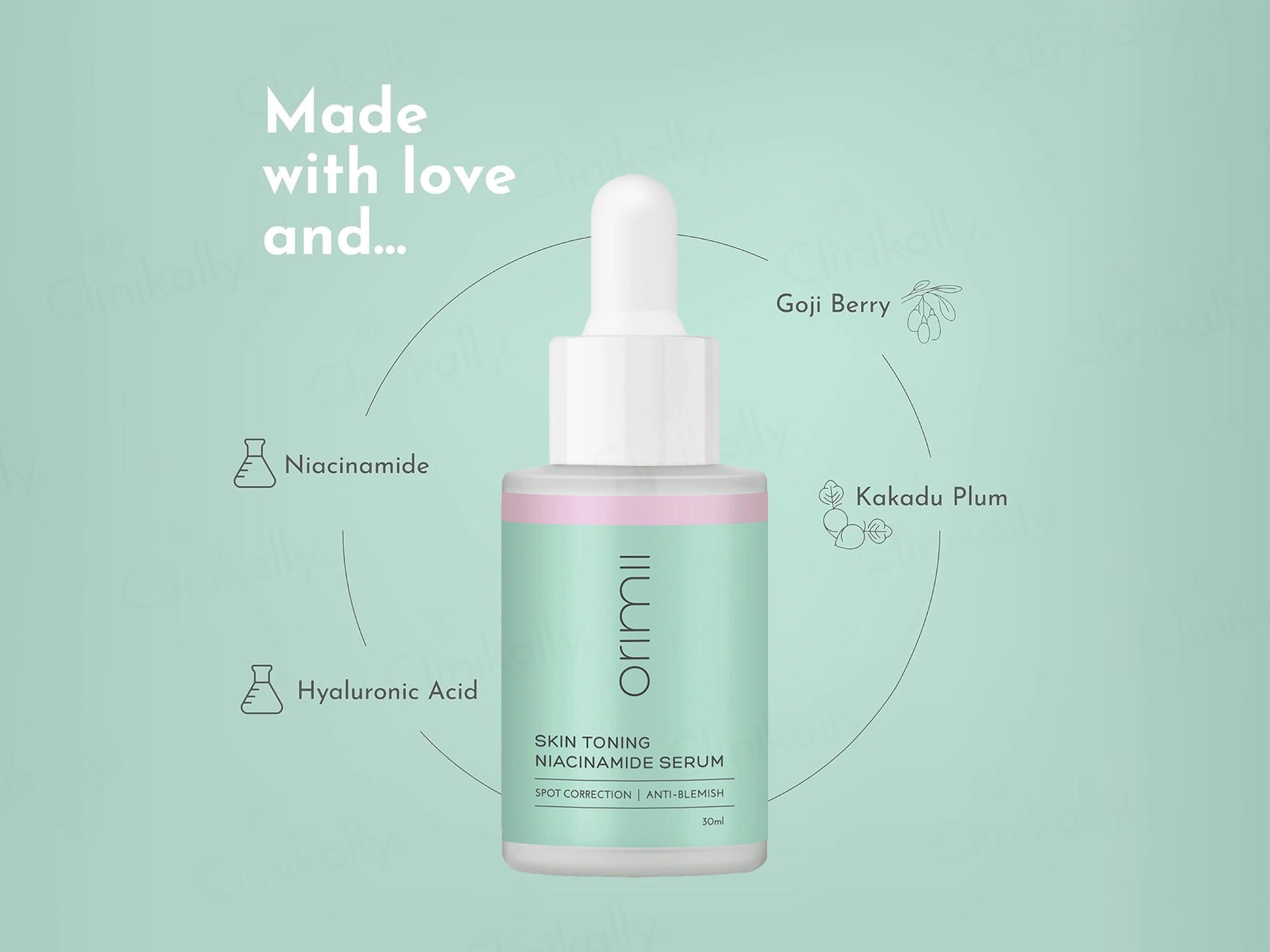 Orimii Skin Toning Niacinamide Face Serum