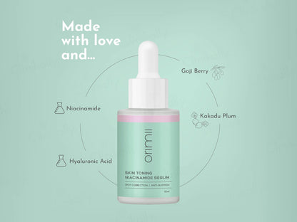 Orimii Skin Toning Niacinamide Face Serum