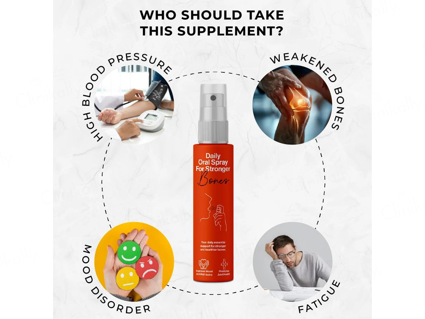 Oriygen Vitamin D3 and  K2 Daily Oral Spray - Orange Flavour