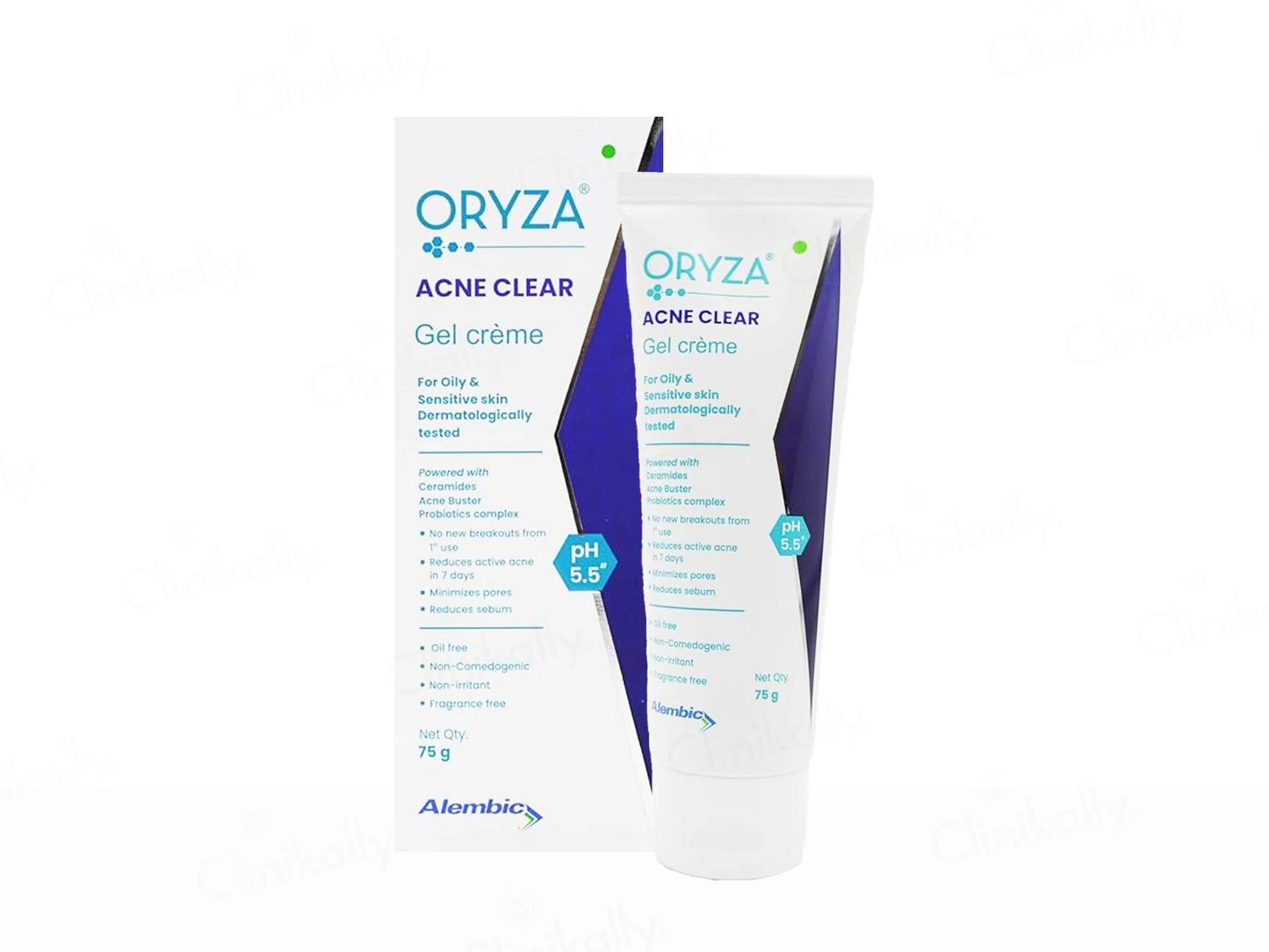 Oryza Acne Clear Gel Creme For Oily and  Sensitive Skin