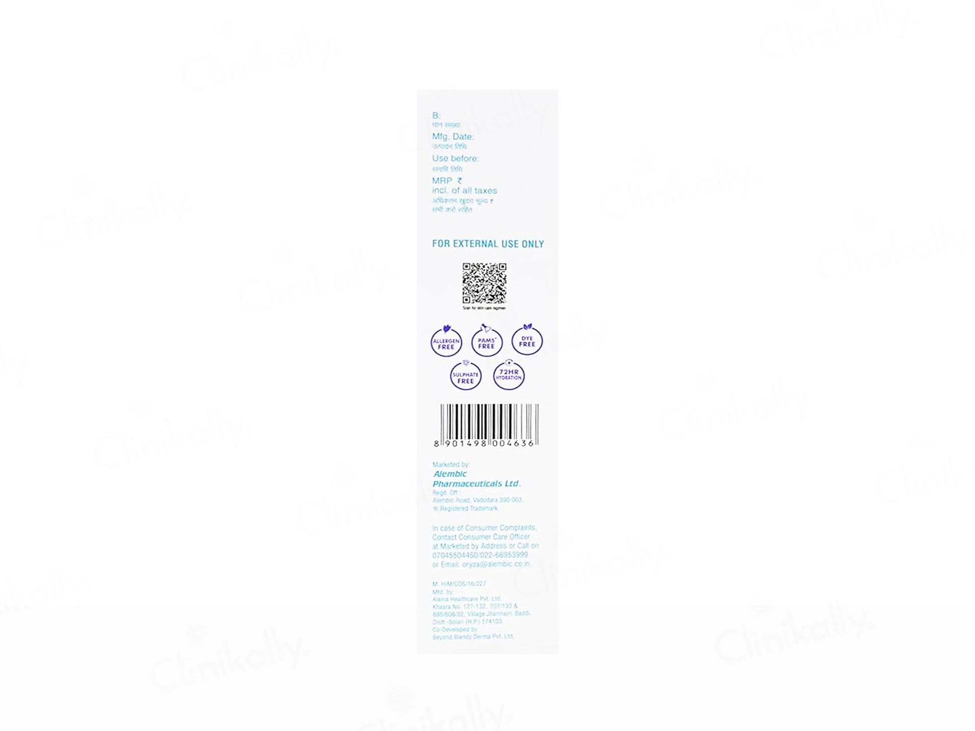 Oryza Acne Clear Gel Creme For Oily and  Sensitive Skin