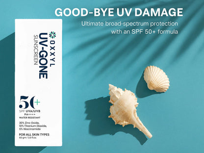 Oxxyl UV-Gone Water Resistant Sunscreen SPF 50 PA
