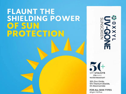 Oxxyl UV-Gone Water Resistant Sunscreen SPF 50 PA