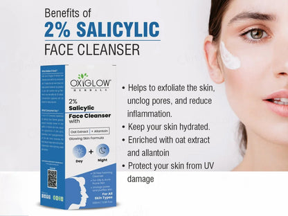 Oxyglow 2 Percent Salicylic Face Cleanser