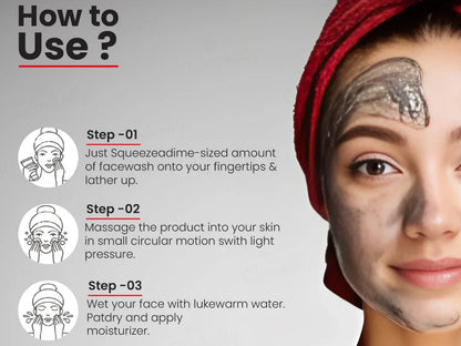 Oxyglow Charcoal Facewash