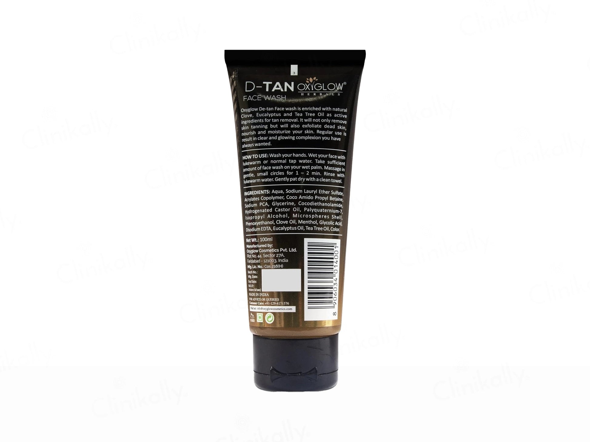 Oxyglow De-Tan Facewash