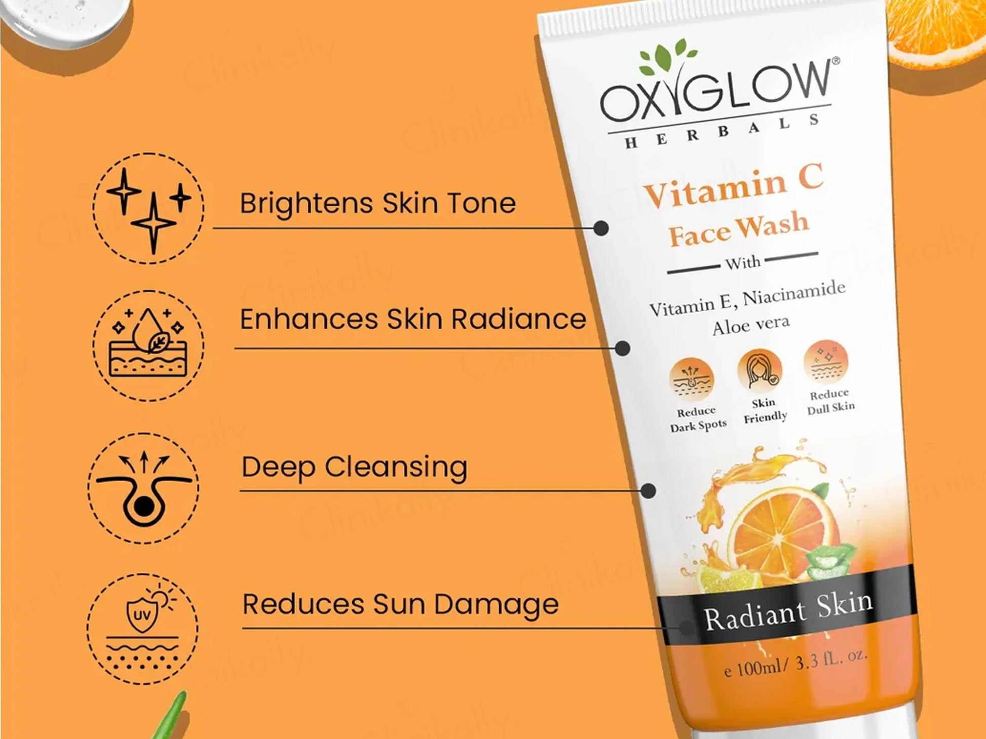 Oxyglow Vitamin C Facewash