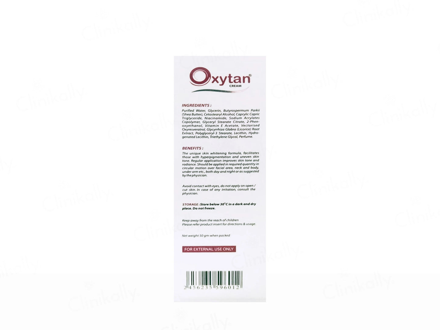 Oxytan Skin Brightening and  Lightening Cream