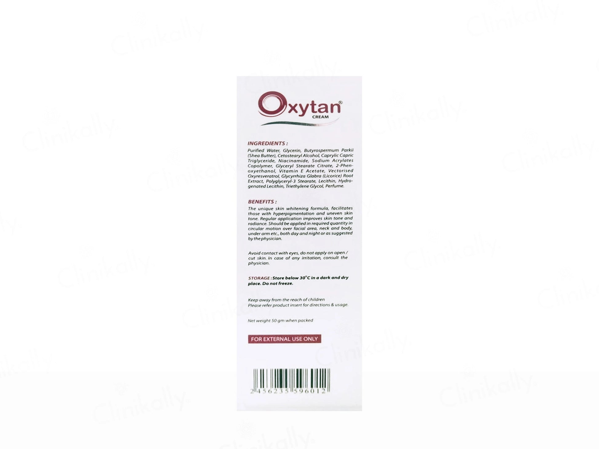 Oxytan Skin Brightening and  Lightening Cream