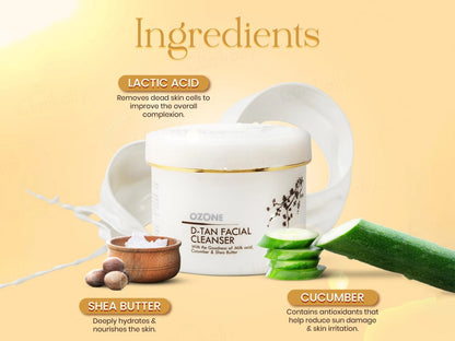 Ozone D-Tan Facial Cleanser