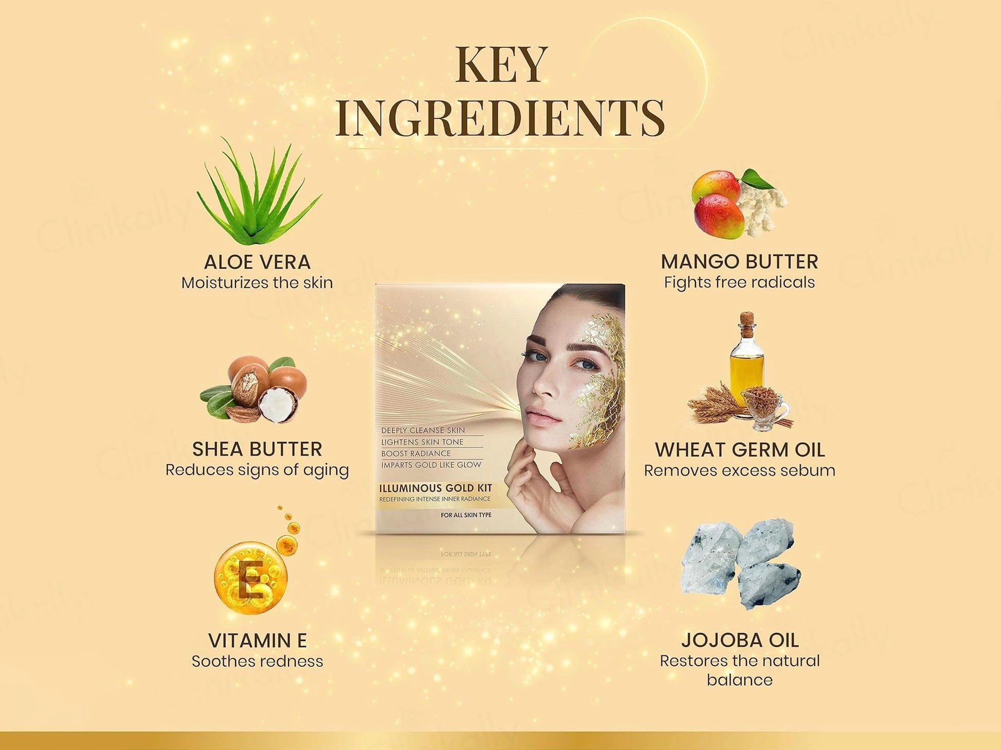 Ozone Illuminous Gold Intense Inner Radiance Kit