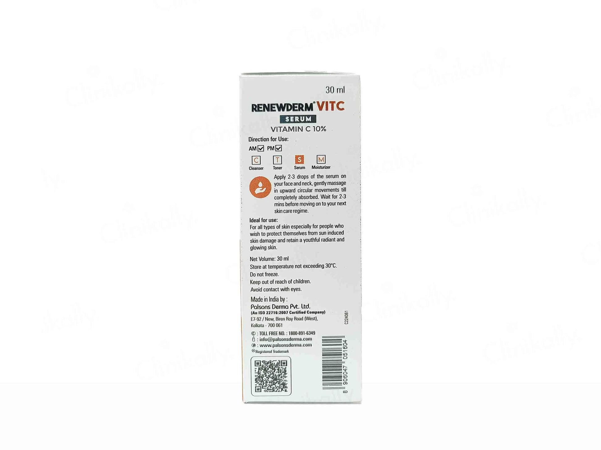 Palsons Renewderm Vit C Face Serum