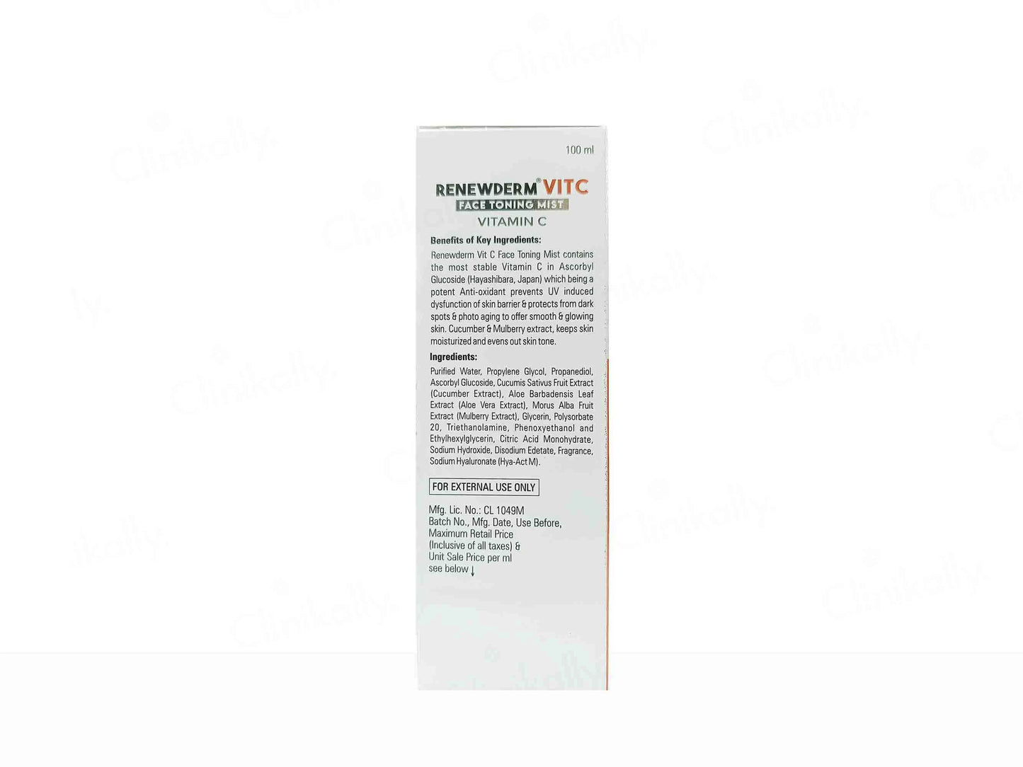 Palsons Renewderm Vit C Face Toning Mist