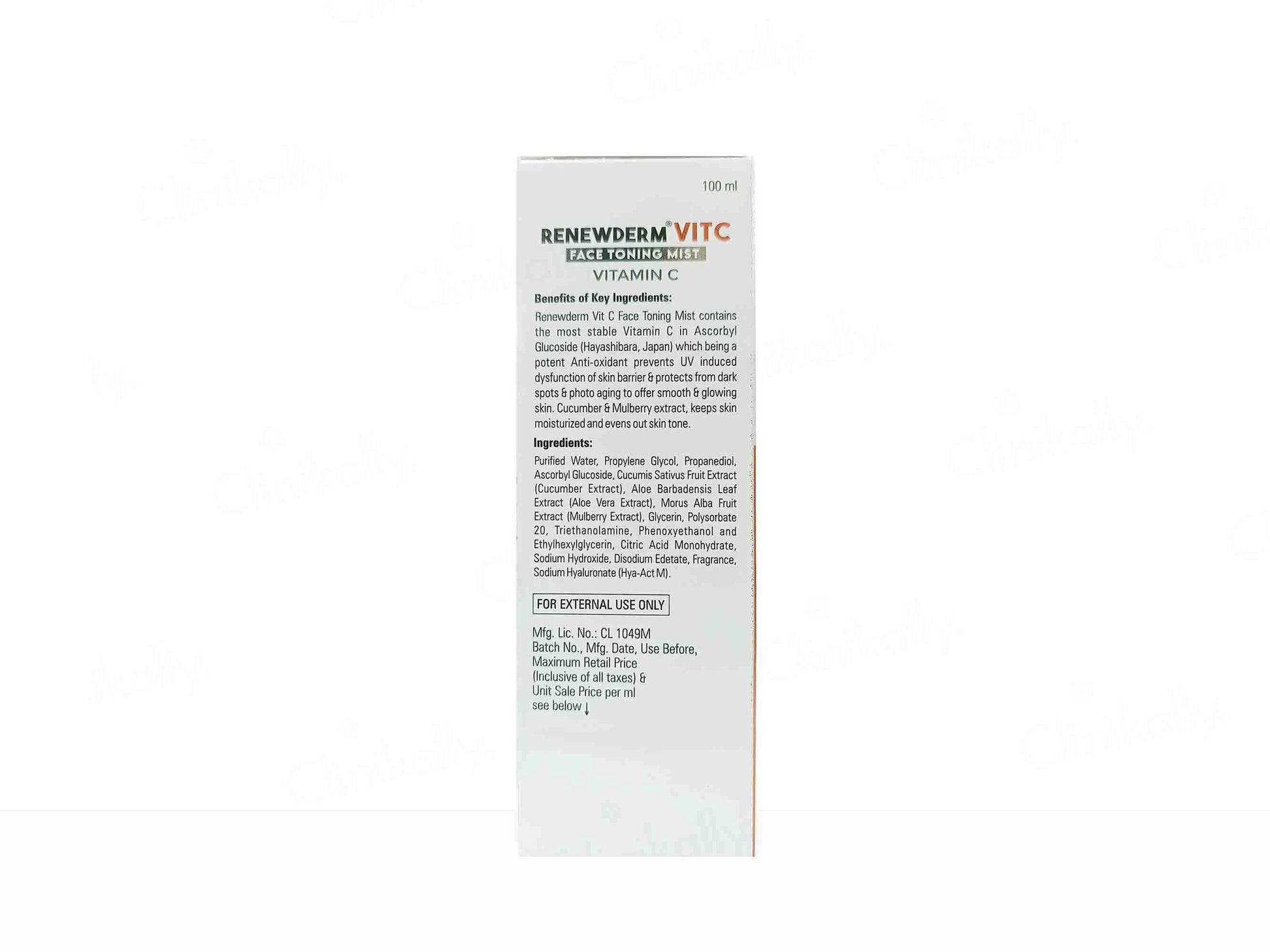 Palsons Renewderm Vit C Face Toning Mist