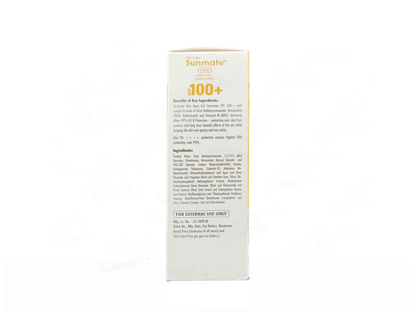 Palsons Sunmate Max Aqua Gel Sunscreen SPF 100