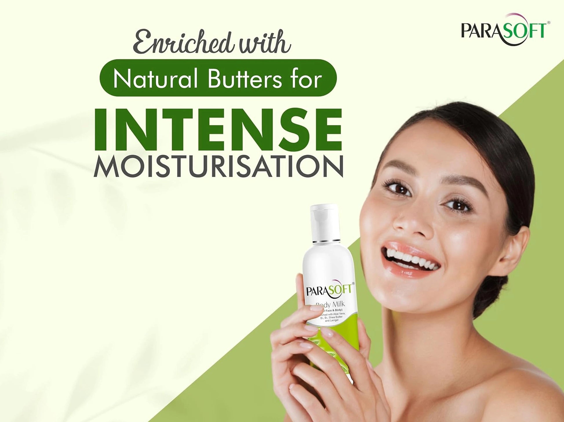 Parasoft Body Milk Lotion For Face and  Body