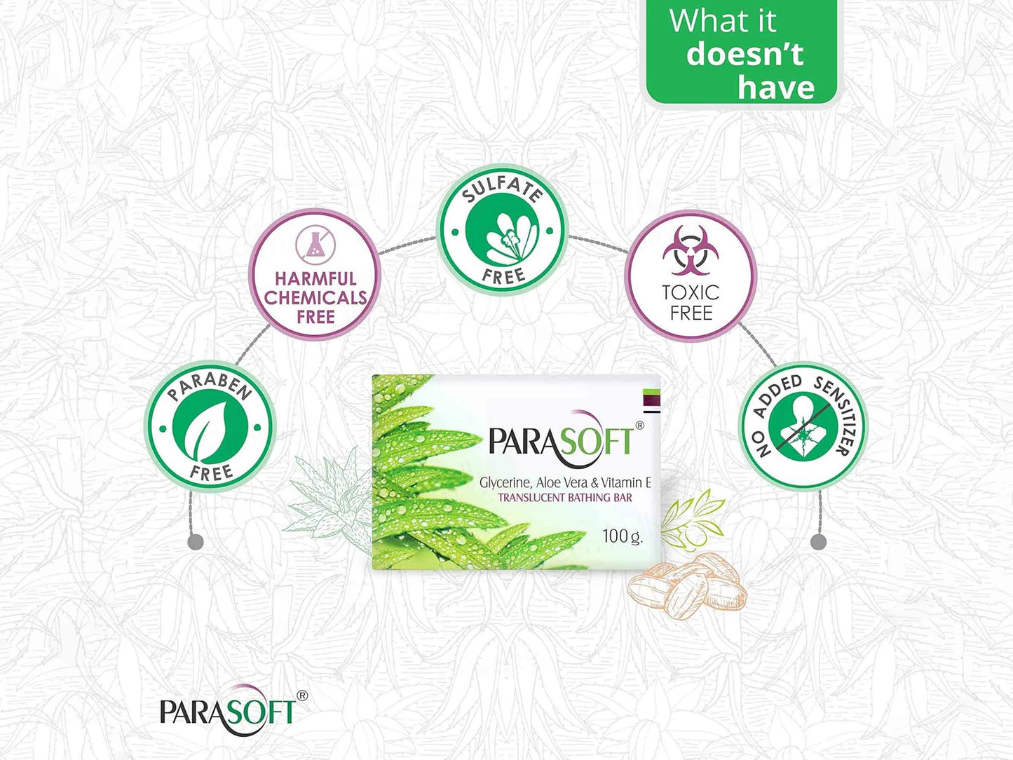 Parasoft Translucent Bathing Bar