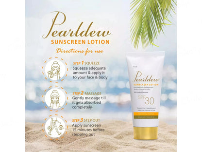 Pearldew Oil Control Sunscreen Lotion SPF 30