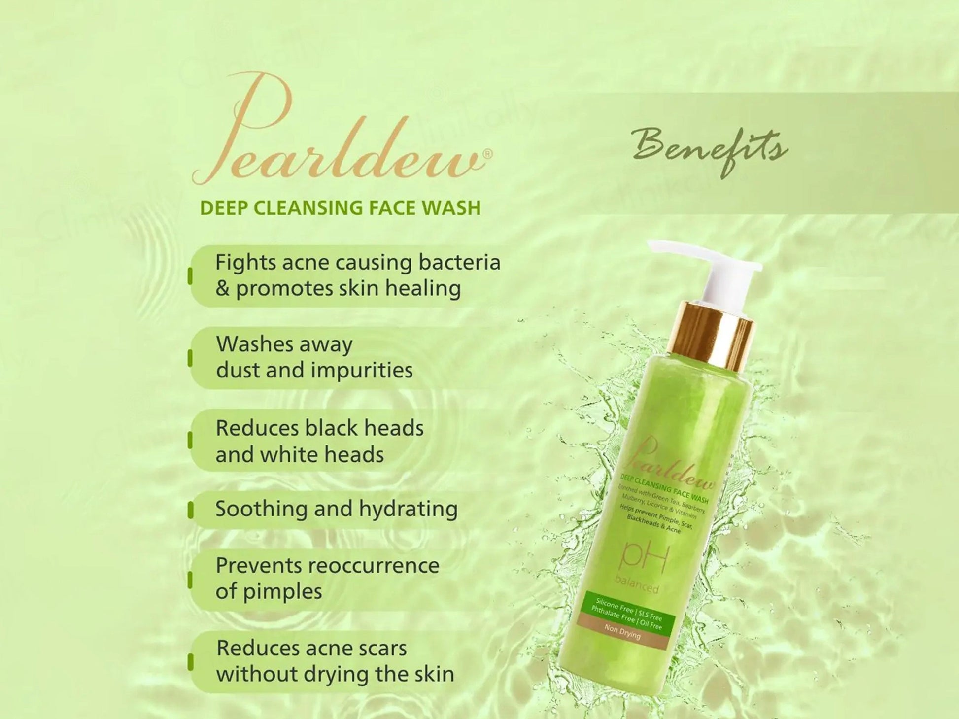 Pearldew pH Balanced Deep Cleansing Face Wash