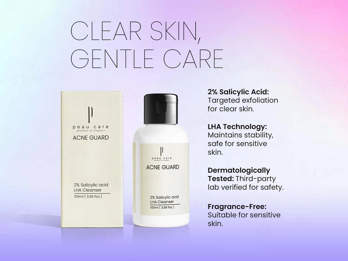 Peau Care Acne Guard 2 Percent Salicylic Acid Cleanser