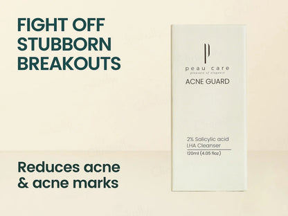 Peau Care Acne Guard 2 Percent Salicylic Acid Cleanser